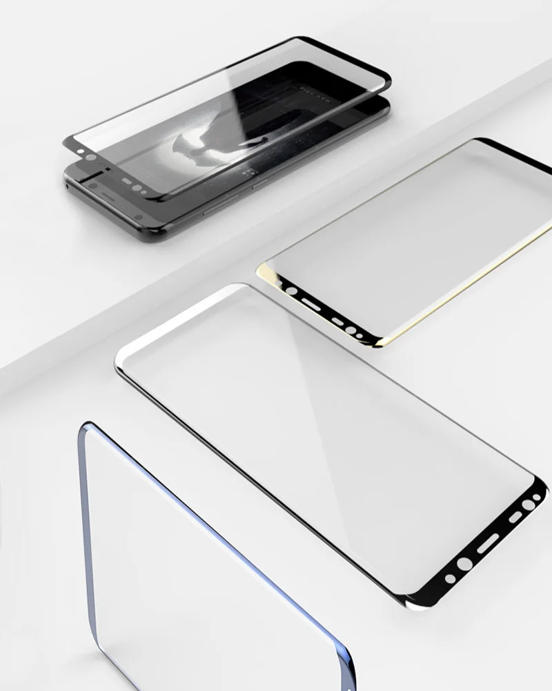 9H Full Cover Premium Tempered Glass For Samsung Galaxy Note 8 S8 Plus Film Screen Protector Film For galaxy S8 Protective Glass9