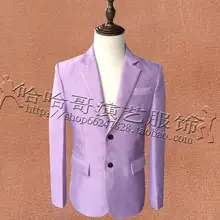 Корейский Для мужчин тонкие бархатные костюмы дизайн Homme Terno Сценические костюмы для певцов куртка Для мужчин s блейзеры танец звезда Стиль платье черного цвета в стиле панк