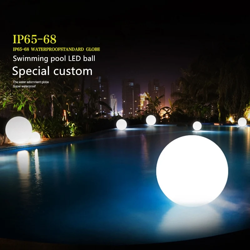 Swimming pool LED ball