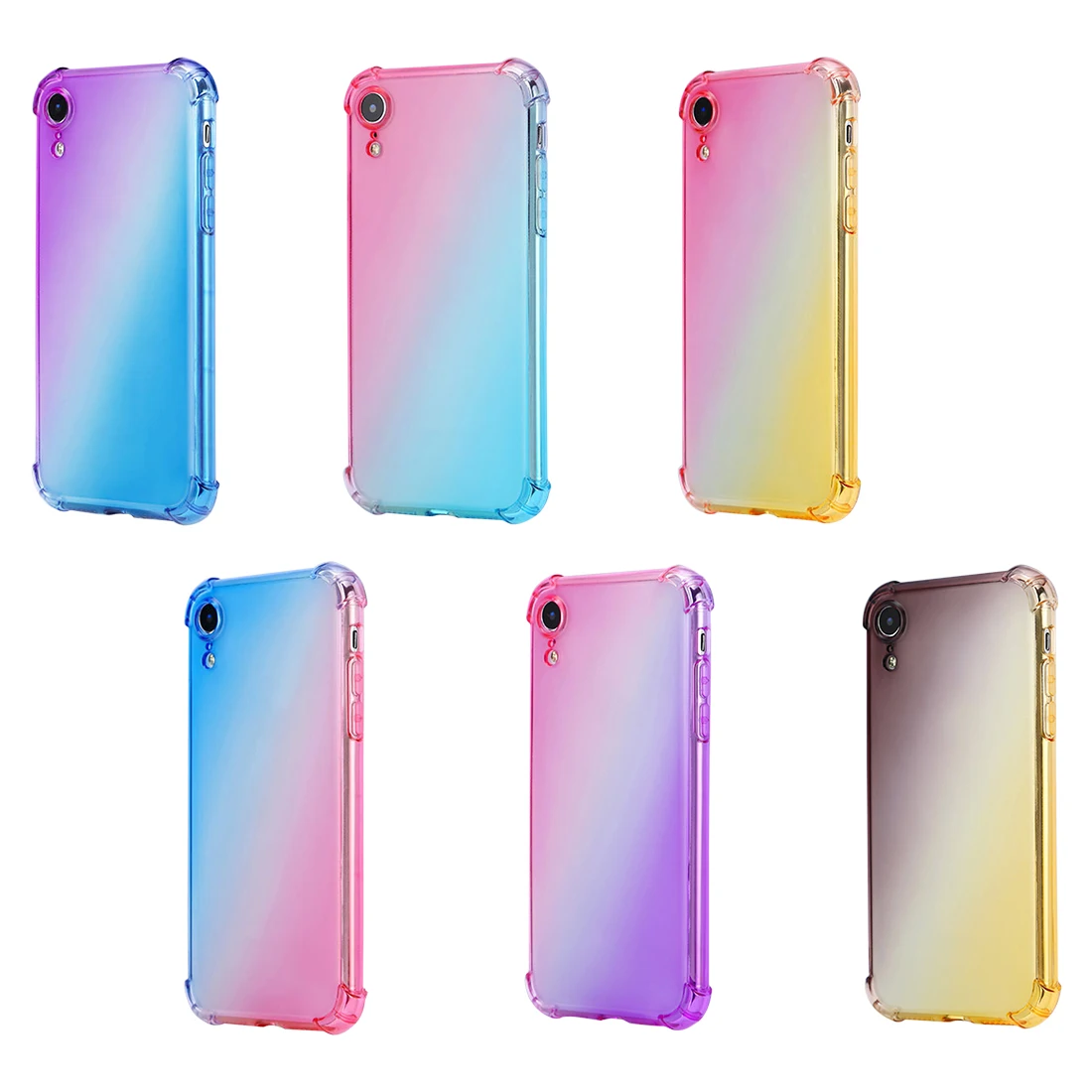 ETMAKIT Rainbow Gradient Phone Case For iPhoneXS Case For iPhoneXS Max