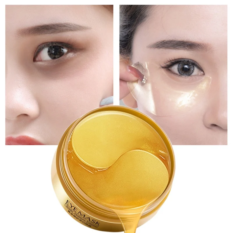 60pcs Gold Collagen Eye Mask Essence Remove Dark Circles Whitening Firming Sleep Mask Moisturizing Eye Patches Eyes Skin Care 60pcs Gold Collagen Eye Mask Essence Remove Dark Circles Whitening Firming Sleep Mask Moisturizing Eye Patches Eyes Skin Care