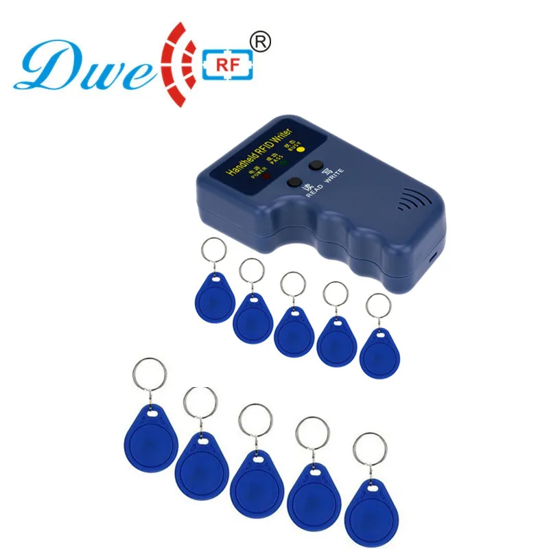 Free shipping id tag rf card writer rfid clone duplicator key copier 125khz with 10 EM4305 T5577 clone card tag free of charge Free shipping id tag rf card writer rfid clone duplicator key copier 125khz with 10 EM4305 T5577 clone card tag free of charge