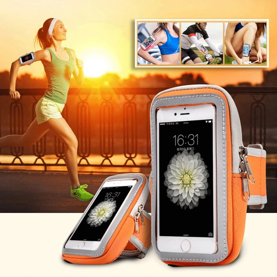 

Running Zipper Sport Arm Case For Xiaomi A2 lite Mi A1 8 Redmi 4x 6a 6 pro note 4x Sport Case Arm Band Phone Cover Running Belt