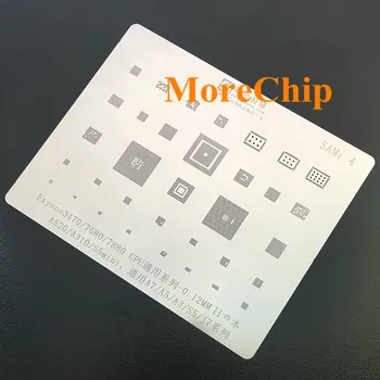 

For Samsung A520 A5A7 J7 S5Mini BGA Stencil 3470 CPU Reballing Pin Heating Template 0.12mm Thickness Anti Drum-up 10 pcs/lot