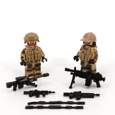 Снайпер США Военный Специальный MOC армейский Военный оружие аксессуары DIY Мини фигурки строительный блок кирпич оригинальные мини фигурки игрушки