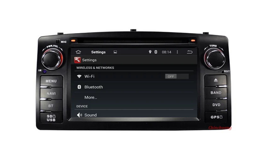 Sale Android 9.0 Car DVD Player for Toyota Corolla E120 2003-2006 BYD F3 Radio Tape Recorder GPS WiFi, Support DAB+ DSP OBD TPMS 4G 22
