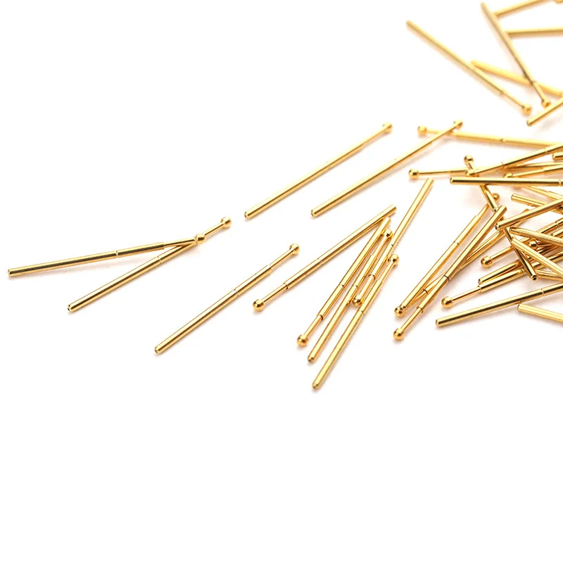 PA50-D2 Gold-Plated Test Tool Spring Test Probe Outer Diameter 0.68mm Length 16.55mm For Testing Circuit Board Instruments