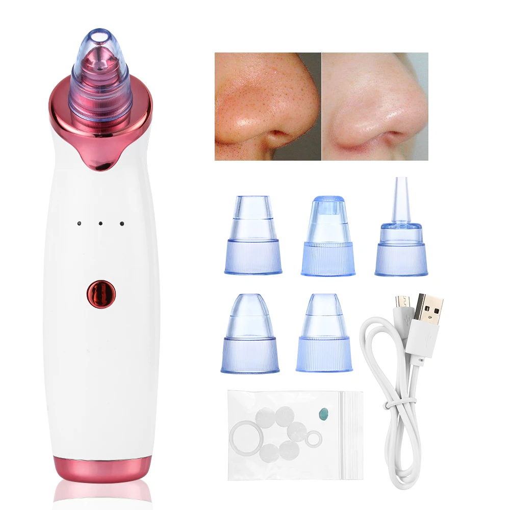 

Electric Blackhead Remover Pore Vacuum Diamond Machine Acne Pimple Removal USB Charging Face Cleaner