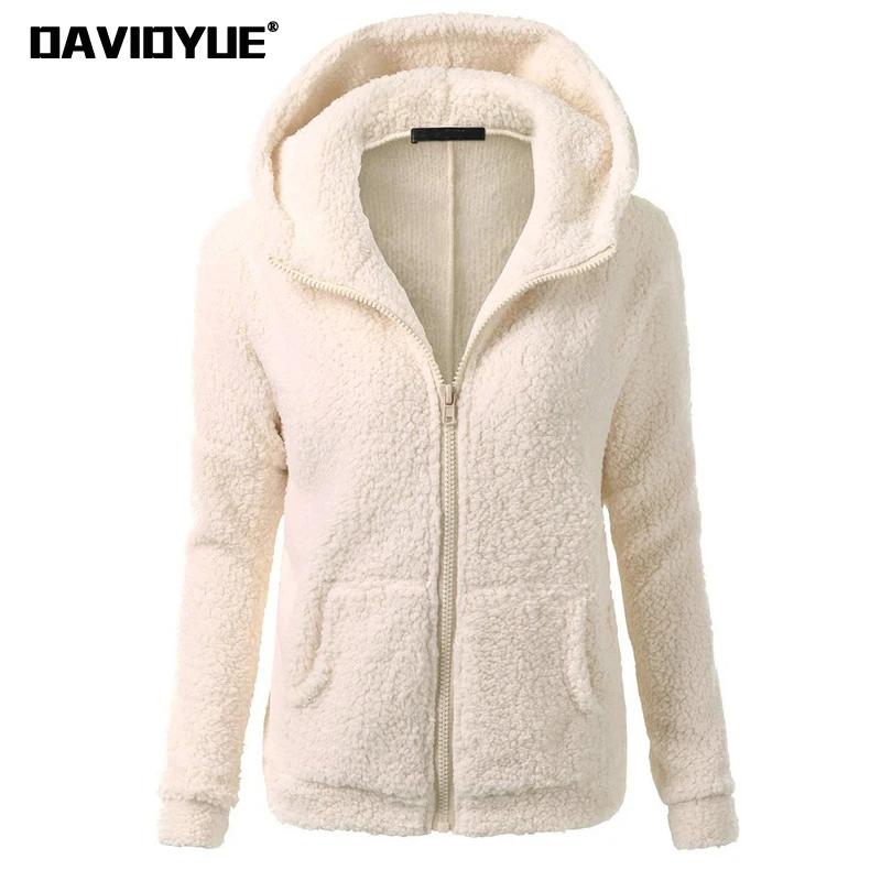 Kaufen Plus größe mit kapuze lämmer wolle jacke frauen herbst mantel 2018 Sprng schwarz Armee zipper Warm outwear Beiläufige Volle Hülse weibliche jacke