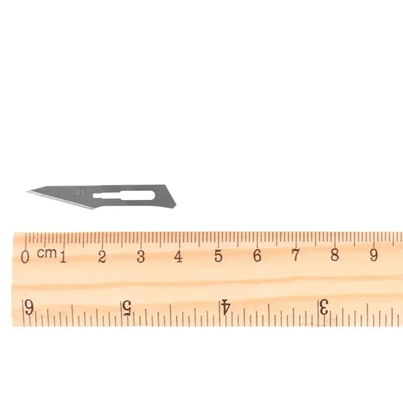 Скальпель режущий нож с 10 шт. лезвий для скульптурирования 11 # DIY Резак Гравировка