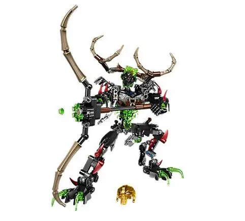 

XSZ 611-3 Biochemical Warrior BionicleMask of Light Bionicle Umarak Hunter Building Block Compatible With Bela 71310 Toys