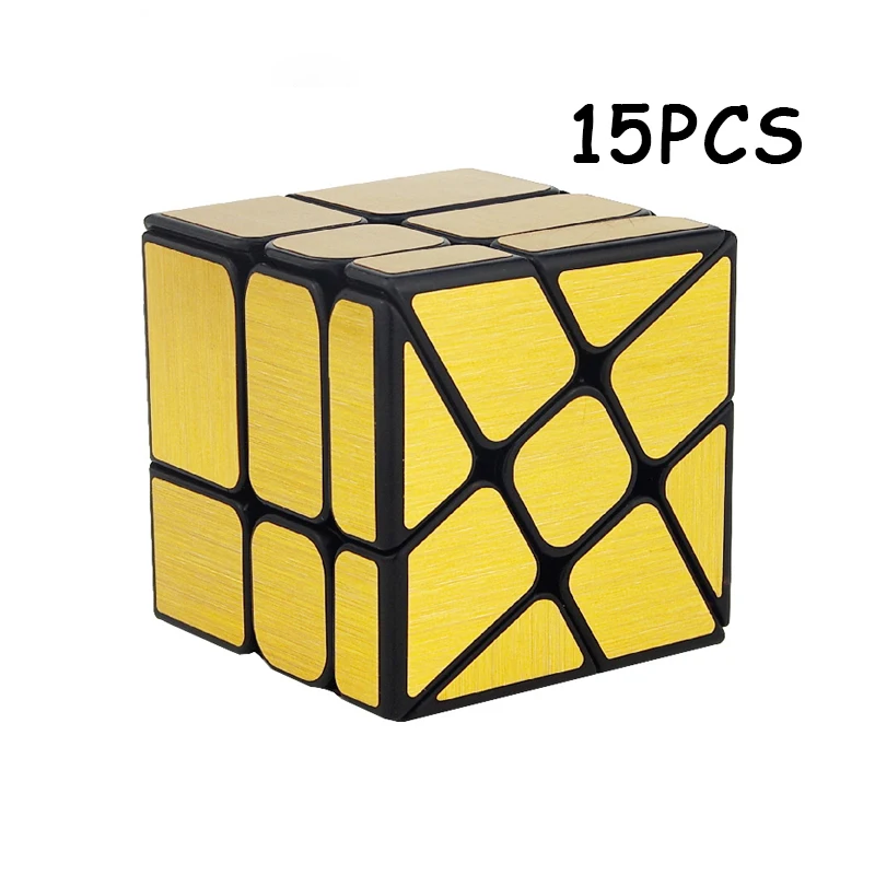 

15PCS MoYu Gold Mirror Magic cube Strange-shape Cubo magico Professional Speed Twist Puzzle Neo Cube Education Toys For Children