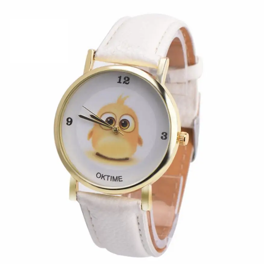 

2016 Female Metal Alarm Bird Pattern Analog Quartz Vogue Wrist Watch Bracelet Watch Quartz Gift Watch Women Dress Casual Watches