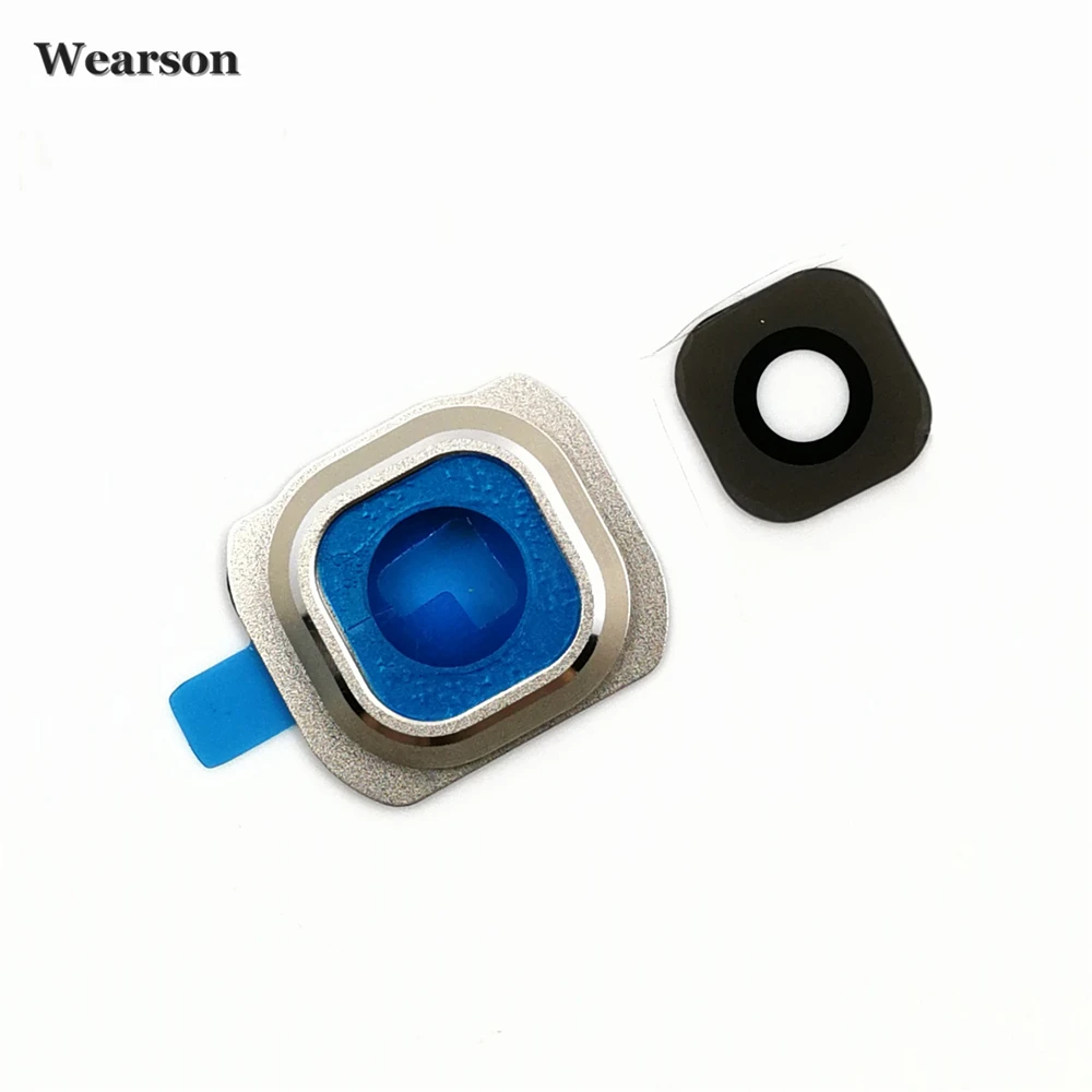 For Samsung Galaxy S6 G920 G9200 Camera Glass With Frame Housing External Camera Lens Cover Together (6)