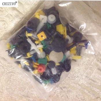 

100 pcs Universal Car Push Pin Mixed Door Trim Panel Clips Fasteners Auto Bumper Rivet Retainer Fastener Clips Car Repair Parts