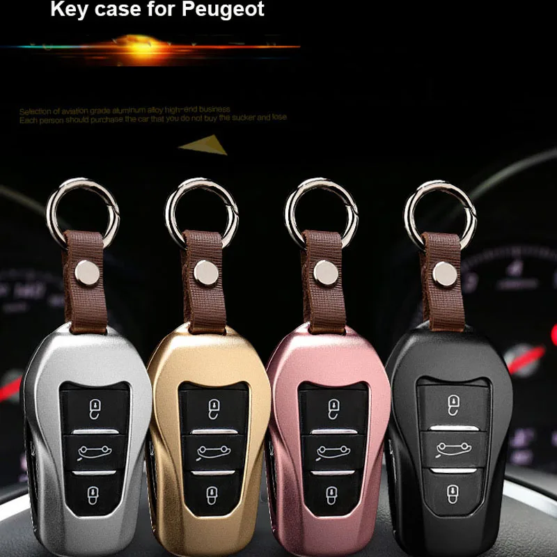 

Car Styling Remote Control Key Cover Case Bag Shell for Peugeot 206 207 301 307 308 406 407 508 2008 3008 for Citroen C3 C4 C5