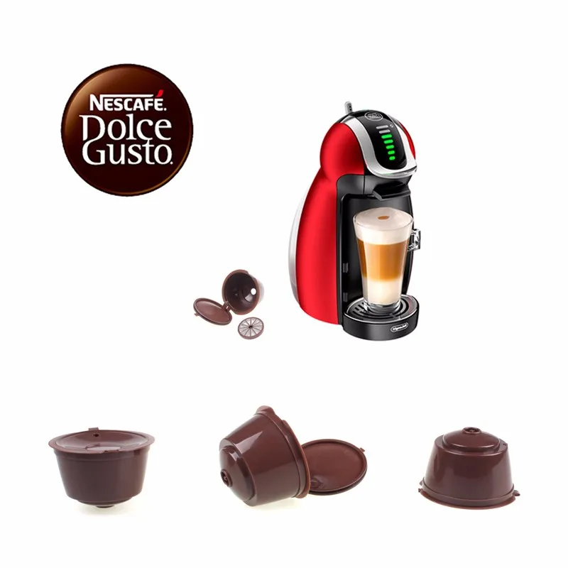2Pcs Refillable Dolce Gusto Coffee Capsules Nescafe Dolce Gusto