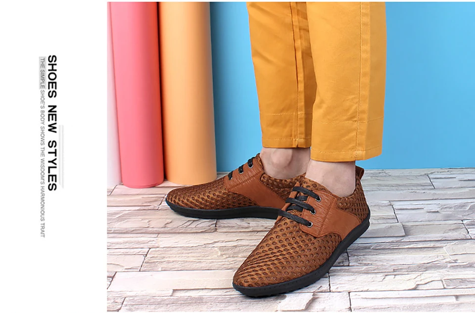 HECRAFTED мужские кроссовки размер 37~ 46 удобная модная дышащая мужская обувь Летняя обувь# AB701