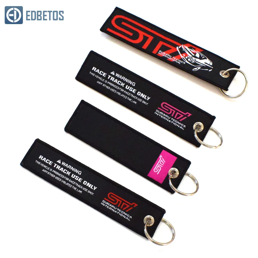 JDM Racing Tags Both Side Key Tag Keytag for STI Superbike Motorcycle Scooters Biker House
