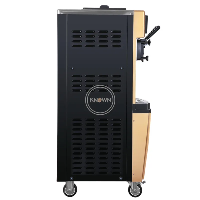 US $800.00 Rainbow can be customized 3 Flavors Yogurt soft Ice Cream machine 6L2 mix hopper with free shipping by sea to the whole world