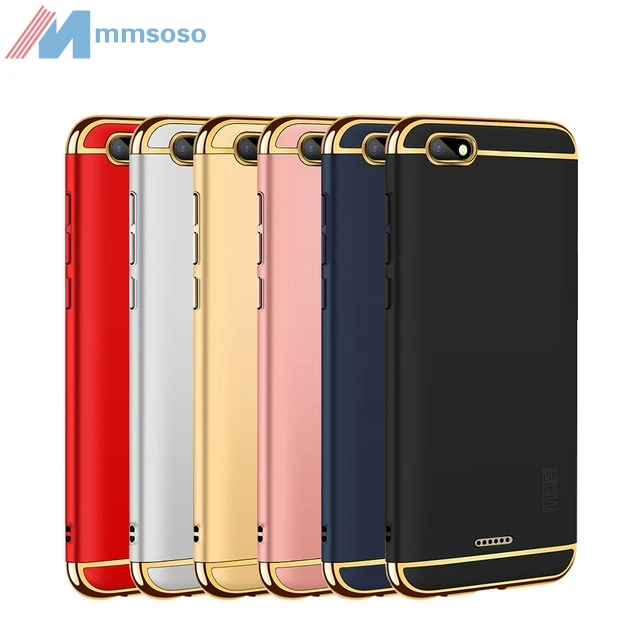 Для Xiaomi Redmi 6 Pro 6A Чехол класса люкс 3 in1 чехол-накладка для телефона на Coque Xiomi Redmi6