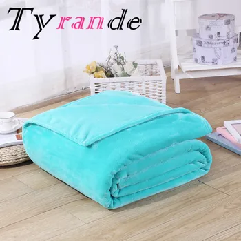 

Home Textile pure color Flannel Sofa travel Blanket Winter Warm Soft Bedsheet size 100x140cm 150x200cm wholesale