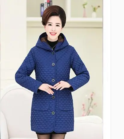 Coton Automne Velours Manteau 1 Paragraphe lavande Long De rembourré Treillis Femme 3 Et L'hiver Pourpre Moyen Augmentation Vêtements Épaississement m8wNn0