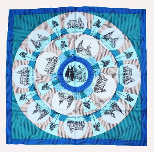 ELEGANT HANDMADE BRAND 100%Twill Silk Scarf