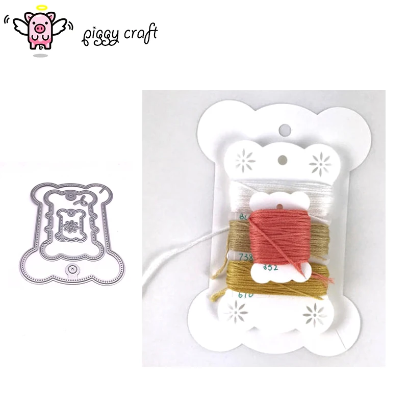 

Piggy Line Stencil Metal Cutting Dies Stencil for DIY Scrapbooking Album Embossing Paper Cards Making Decor Crafts Die Cuts