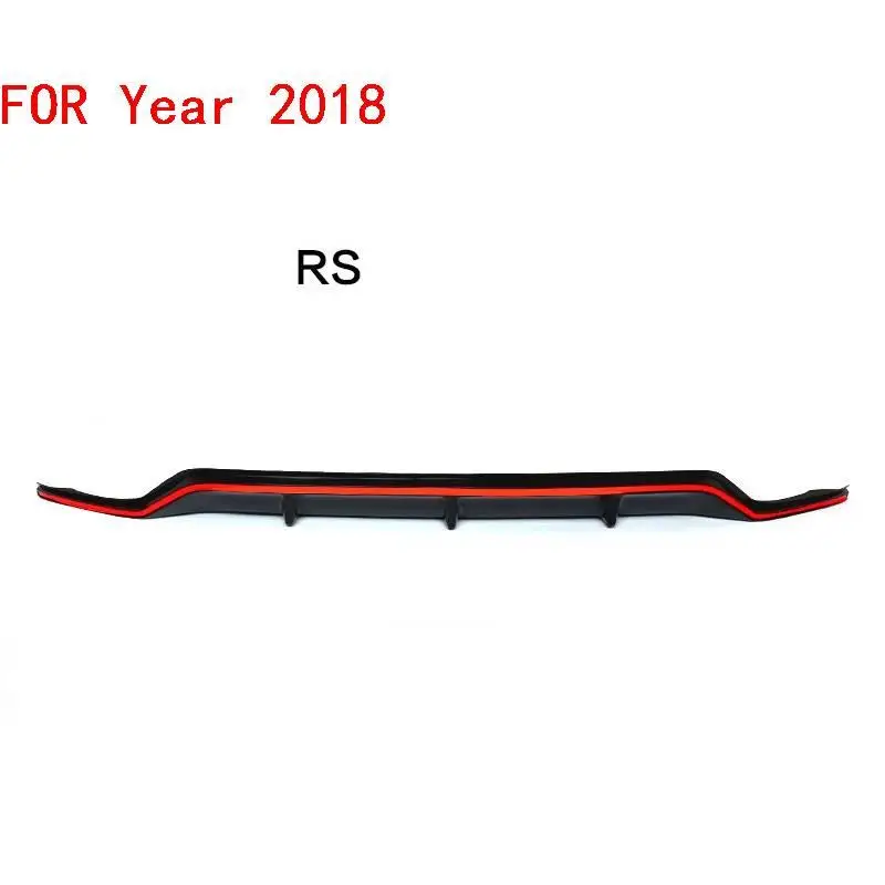 Automovil модифицированный Стайлинг молдинги модификация тюнинг передний автомобиль губы задний диффузор бамперы 14 15 16 18 для Honda Fit - Цвет: Number 18