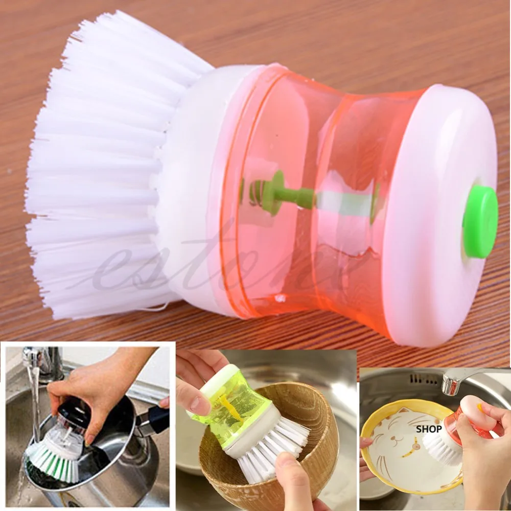 Кухонный инструмент для мытья кастрюли миски ладони щетки скруббера очистки очиститель