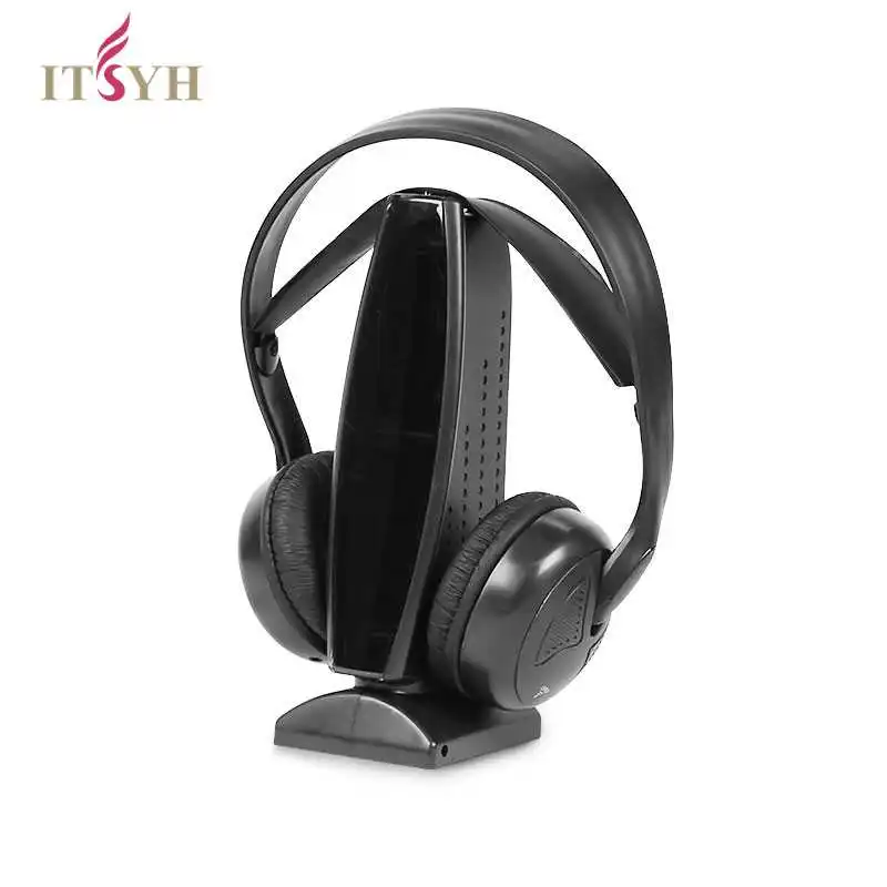 

ITSYH Headset headphones with radio wireless headset with microphone for TV phone computer laptop earphone STAND 8 in 1 TW-701
