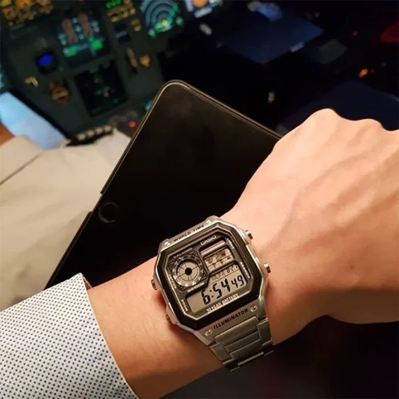 часы casio мужские Взрыв лучшие марки класса люкс LED военные цифровые спортивные