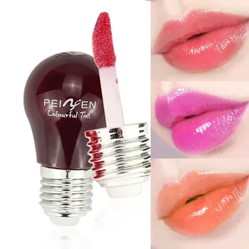 

Moisturizer Liquid Lipstick Lipgloss Makeup Long Lasting Smooth Red Tint Lip Gloss Lips Pigment Batom Bulb Shaped Mini Lip Glaze