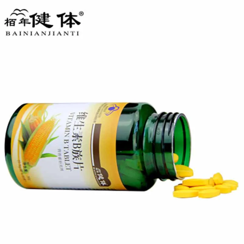 Pure Natural Multivitamin B Adult VB Vitamin B1 B2 B6 B12 Use For Relieve Fatigue Digestion Prevent Hair Loss Care Hair