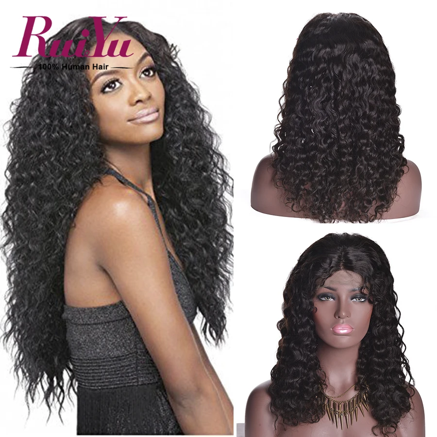 

Water Wave Full Lace Human Hair Wigs 7A Unprocessed Malaysian Virgin Hair Wigs 8-24" Lace Front Human Hair Wigs With Baby Hair