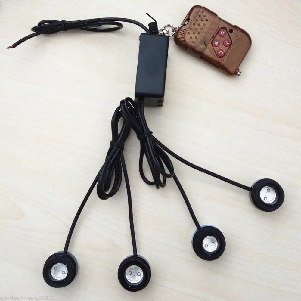 

4PC Super high Bright eagle eye LED Car Light daytime running light led Car light with remote Control 100% waterproof LED
