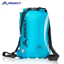BSWolf 10L/20L Водонепроницаемая сухая сумка, сумка для плавания, сумка для хранения, для путешествий, рафтинга, катания на байдарках, каноэ, Открытый Кемпинг