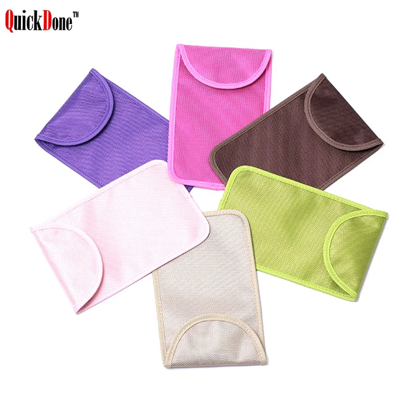 

7 Color Faraday Car Key Wallet Case FOB Signal Blocker Mobile Phone Bag RFID Shielding Card Bags for Privacy Protection DK0310