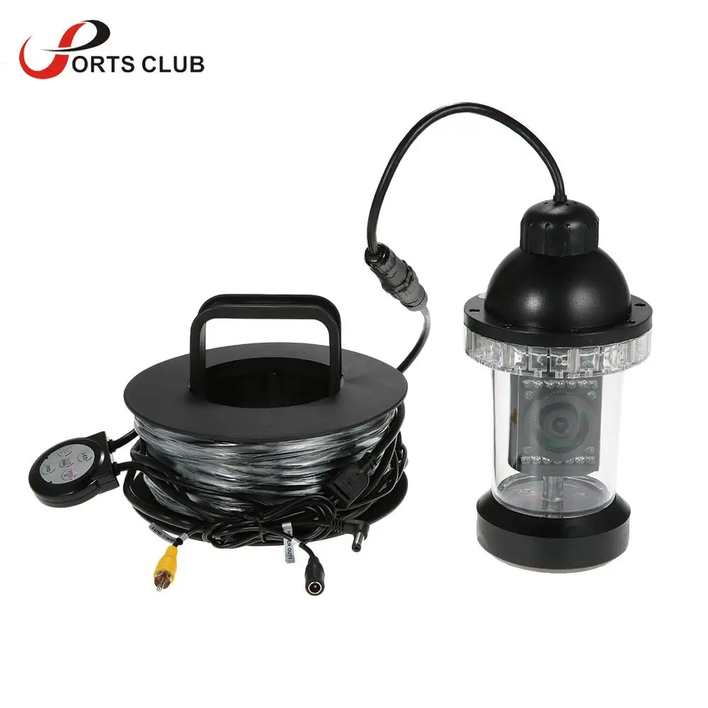 

Lixada 700TVL HD Underwater Fishing Video Camera 360 Rotating Waterproof Echo Sound 8+10 LED Lights Fish Finder 20m Cable