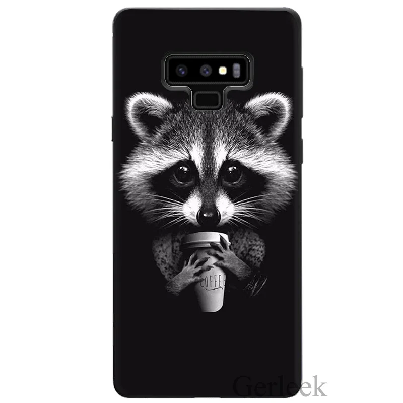 Чехол для телефона с уникальным дизайном енота Galaxy A5 A6 Plus 2017 A8 2018 Note 8