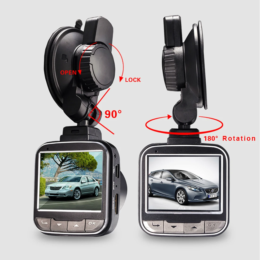 

G50 Car DVR Auto Camera Novatek 96650 Chip Full HD 1080p 30fps 170 Degree G-sensor WDR Car Video Recorder Dash cam