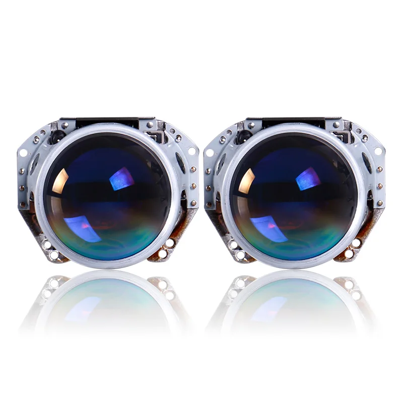 Auto Lights 3 Inch hella5 Projector Lens Blue film Lens Car Hid