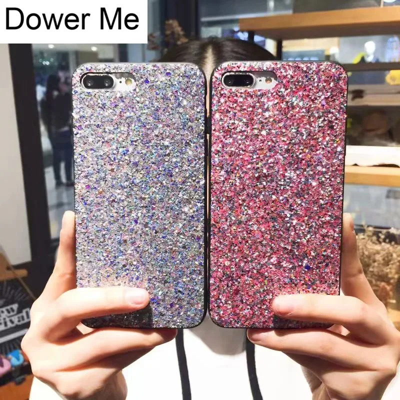 Роскошный Модный Блестящий блестящий чехол для iPhone 11 Pro XS Max XR X 8 7 6 6S Plus