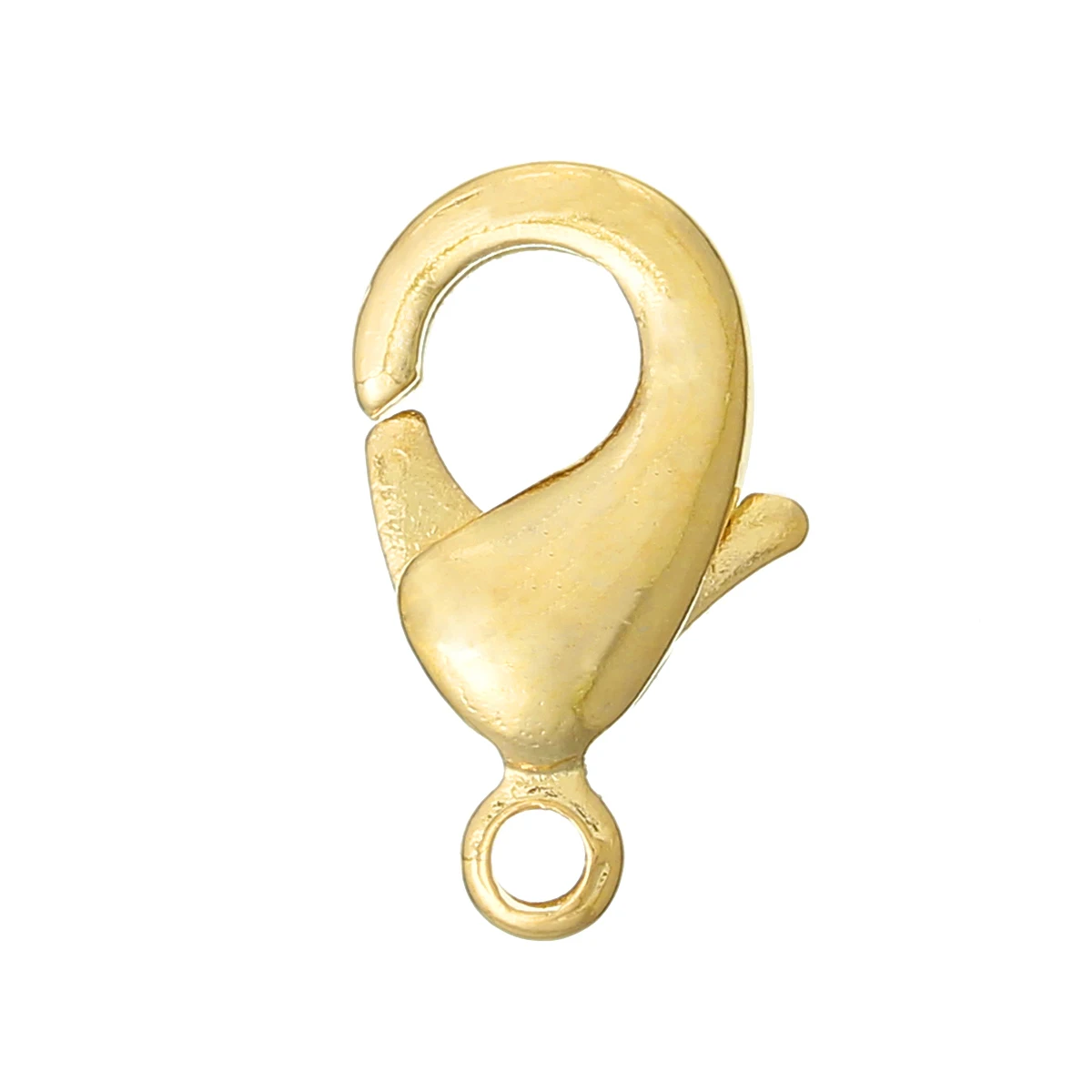 

Copper Lobster Clasp 18K Gold Color 10mm( 3/8") x 6mm( 2/8"), 2 PCs new