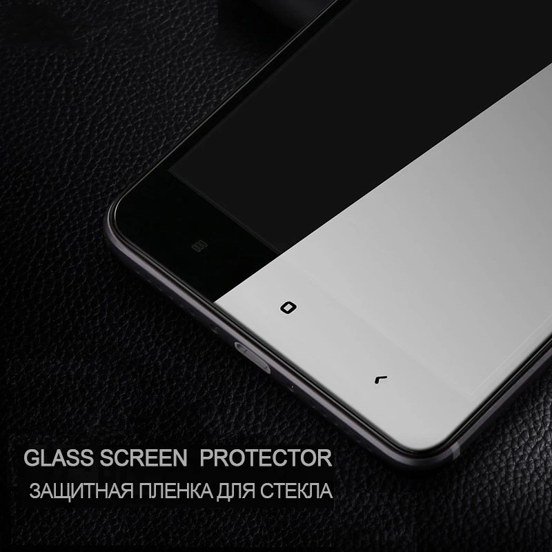 WZH Full Screen Protective Tempered Glass For Xiaomi Redmi Note 4X Redmi 4X 9H Protector Film For Redmi Note 4X glass Full cover (2)