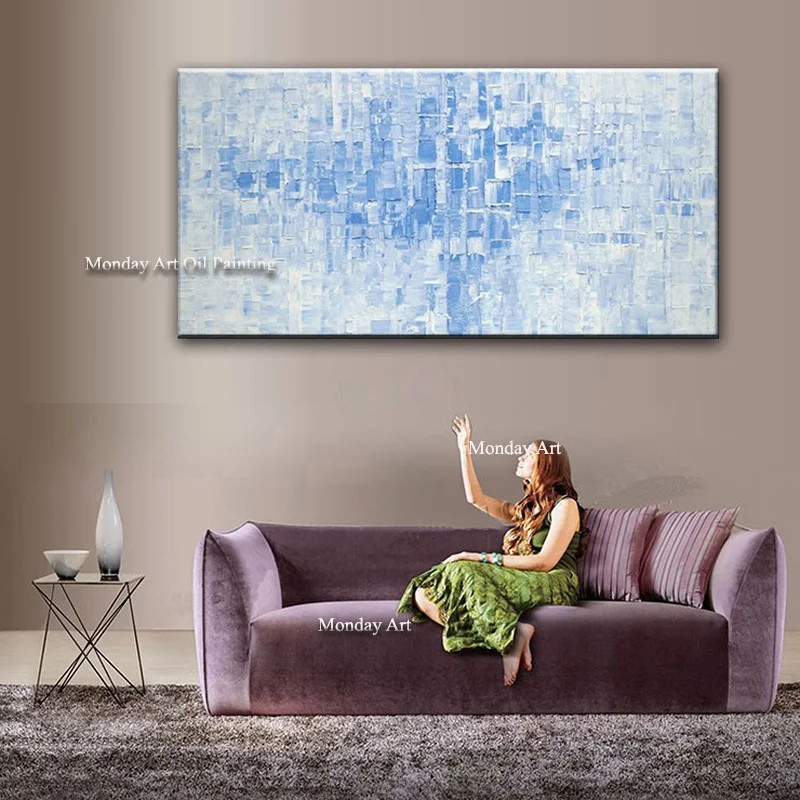 Hand-painted-oil-painting-Home-decoration-high-quality-canvas-Abstract-knife-painting-pictures-NO-Framework