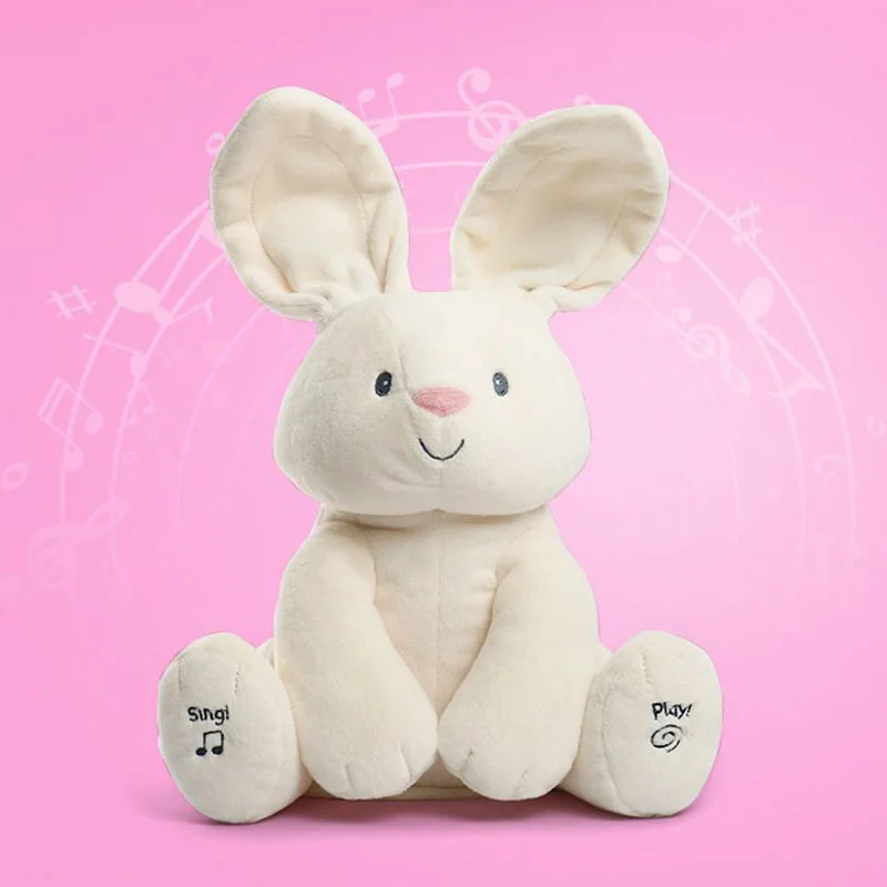 

Vip Link For Dropshipper Elephant & Rabbit Stuffed&plush Doll Play Music Elephant Educational Anti-stress Toys For Children