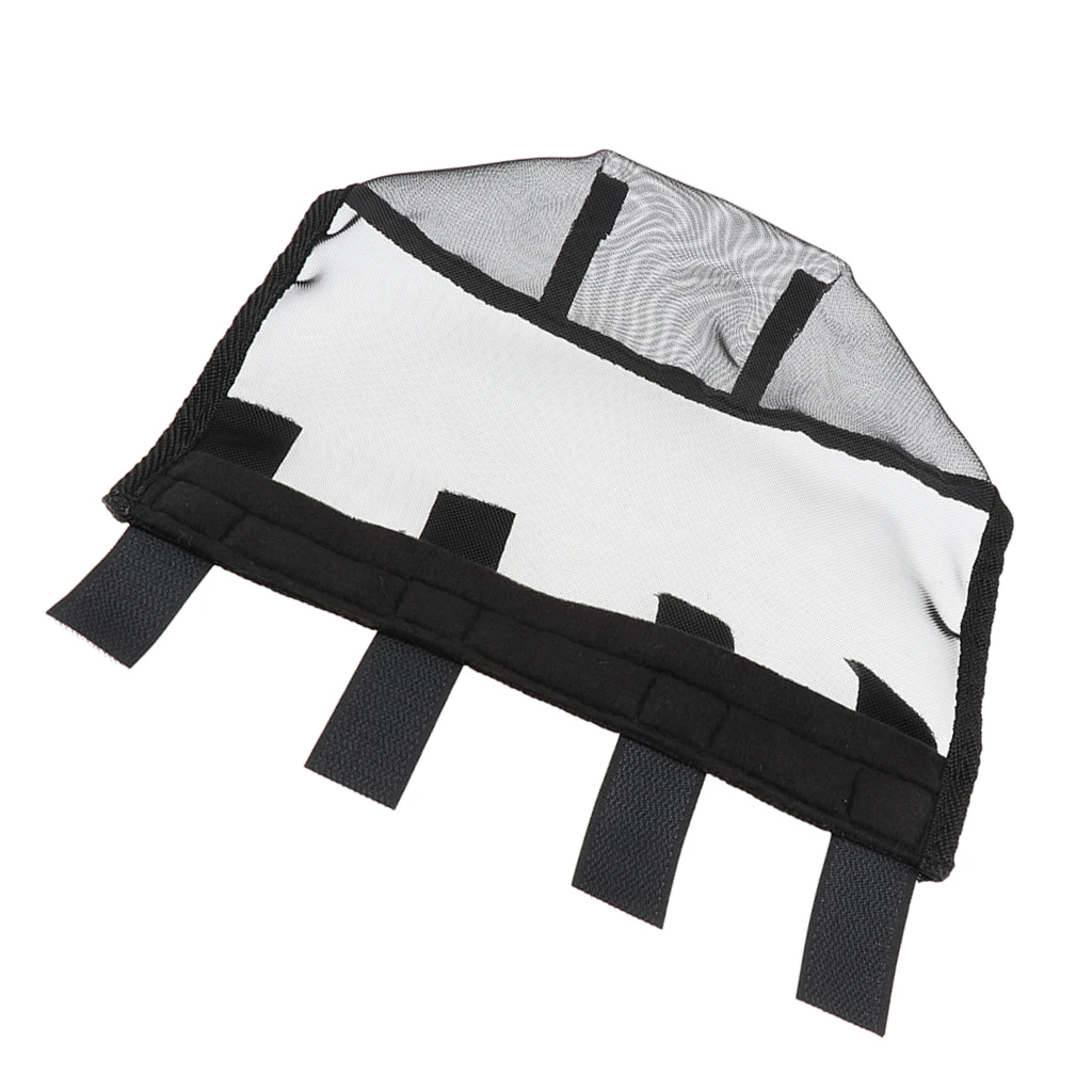 Horse Fly Mask Comfortable Horse Head Wear Gear with No Ears Equestrian Supplies