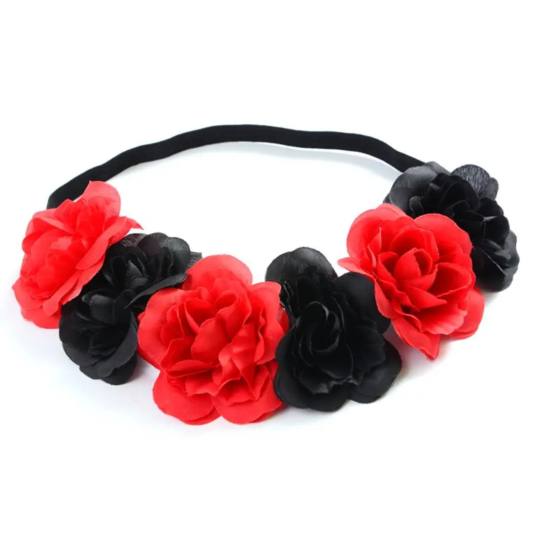 

Hot Selling Beautiful Headband Wreath Fashion False Flower Hair Accessory Party, Wedding, Christmas